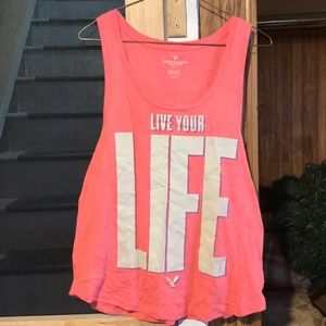 American Eagle pink tank top